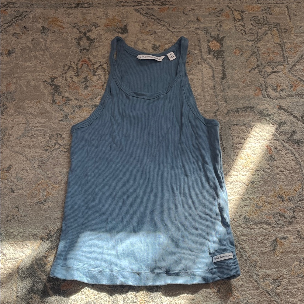 Calvin Klein Jeans Blue Tank Top